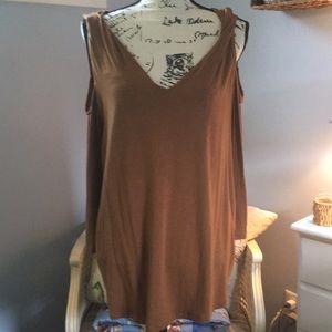 Chico's Cold Shoulder Top with sparkles, Size 3